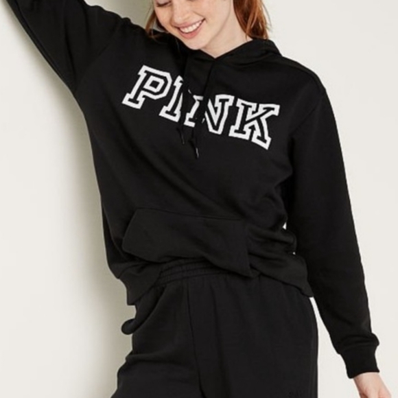 PINK Victoria's Secret Tops - PINK Victoria Secret Women's Hooded Sweatshirt